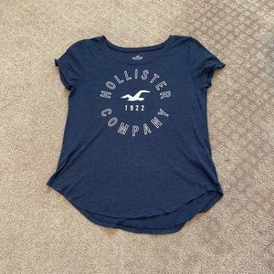 Blue hollister shirt size medium
